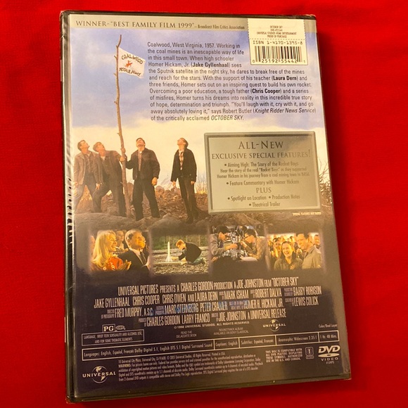 🆕 ONLY ONE! October Sky (Special Edition/Widescreen) - Picture 3 of 5